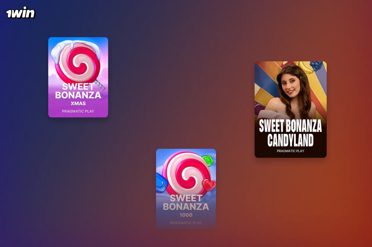 1win 카지노에는 여러 가지 Sweet Bonanza 변형이 있습니다