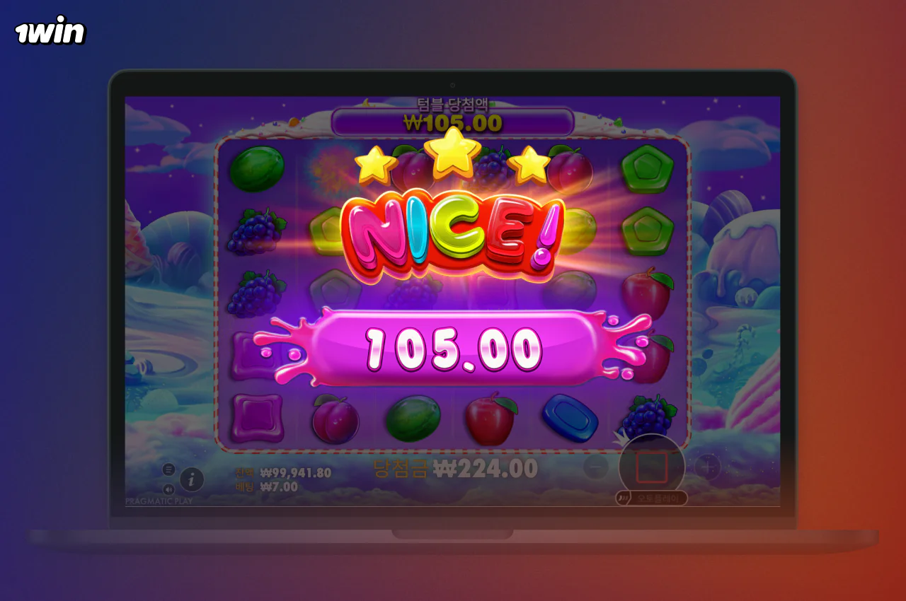 1win 카지노의 Sweet Bonanza 게임 플레이 기능